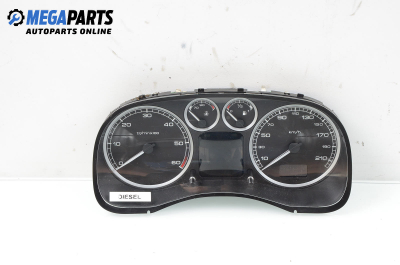 Instrument cluster for Peugeot 307 2.0 HDI, 107 hp, station wagon, 2003 № P9646742480