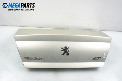 Boot lid for Peugeot 407 2.0 HDi, 136 hp, sedan, 2006, position: rear