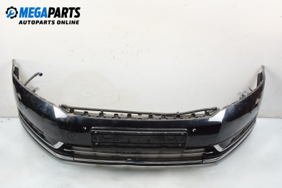 Front bumper for Volkswagen Passat (B7) 1.8 TSI, 160 hp, sedan automatic, 2011, position: front