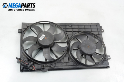 Cooling fans for Volkswagen Passat (B7) 1.8 TSI, 160 hp, sedan automatic, 2011