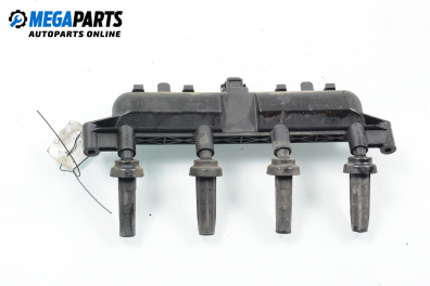 Ignition coil for Peugeot 206 1.4, 75 hp, hatchback, 1999