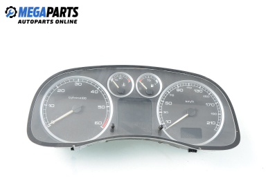 Instrument cluster for Peugeot 307 2.0 HDi, 90 hp, hatchback, 2001 № p9636708880c