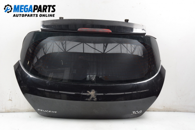 Boot lid for Peugeot 308 (T7) 2.0 HDi, 136 hp, hatchback automatic, 2008, position: rear