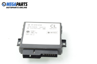 Central lock module for Opel Zafira A 1.8 16V, 125 hp, minivan, 2000 № 24 410 018