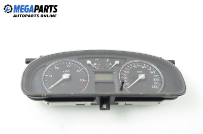 Instrument cluster for Renault Laguna II (X74) 1.9 dCi, 120 hp, hatchback, 2002