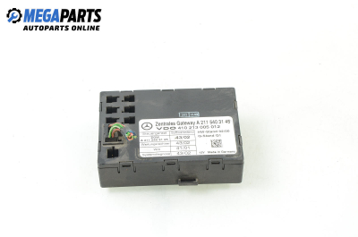 Modul închidere centralizată for Mercedes-Benz E-Class 211 (W/S) 2.2 CDI, 122 hp, sedan automatic, 2003  № A 211 540 31 45