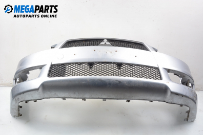 Front bumper for Mitsubishi Lancer 1.8, 143 hp, sedan automatic, 2008, position: front