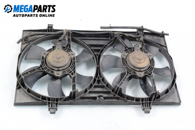 Cooling fans for Nissan Almera Tino 2.2 dCi, 115 hp, minivan, 2001