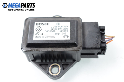 Sensor ESP for Renault Megane Scenic 1.9 dCi, 102 hp, minivan, 1999 № Bosch0 265 005 259