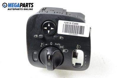 Lights switch for Mercedes-Benz C-Class 203 (W/S/CL) 2.0 Kompressor, 163 hp, sedan, 2001