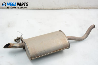 Rear muffler for Renault Kangoo 1.9 D, 54 hp, truck, 2002