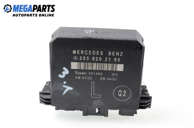 Door module for Mercedes-Benz C-Class 203 (W/S/CL) 2.7 CDI, 170 hp, station wagon, 2002 № 203 820 21 85