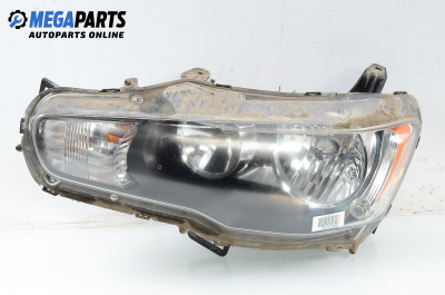 Headlight for Mitsubishi Lancer 1.8, 143 hp, sedan, 2009, position: left