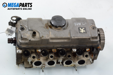 Engine head for Peugeot 206 1.4, 75 hp, hatchback, 2006