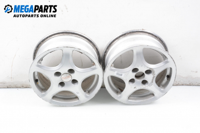 Alloy wheels for Fiat Punto (1993-1999) 14 inches, width 6 (The price is for two pieces)