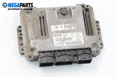 ECU for Peugeot 206 1.4 HDi, 68 hp, hatchback, 2002 № Bosch 0 281 014 707