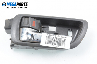 Inner handle for Toyota Corolla Verso 1.8, 129 hp, minivan, 2004, position: rear - left