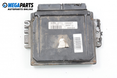 ECU for Renault Megane Scenic 2.0 16V, 139 hp, minivan, 2001 №  Siemens S118301104 A