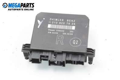 Door module for Mercedes-Benz CLK-Class 208 (C/A) 2.0 Kompressor, 192 hp, coupe, 1999 № 210 820 78 26