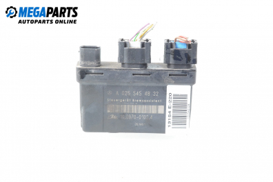 ABS/ESP control module for Mercedes-Benz E-Class 210 (W/S) 2.2 CDI, 125 hp, station wagon, 1999  № A 025 545 48 32