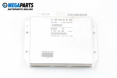 ESP+BAS module for Mercedes-Benz A-Class W168 1.6, 102 hp, hatchback automatic, 2001 № Bosch 0 265 109 496