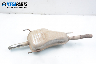 Muffler for Opel Zafira A 1.6 16V, 101 hp, minivan, 2000