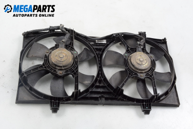 Cooling fans for Nissan Primera (P12) 2.2 dCi, 139 hp, sedan, 2003