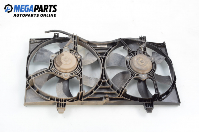 Cooling fans for Nissan Almera (N16) 2.2 Di, 110 hp, hatchback, 2001