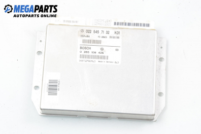 ESP+BAS module for Mercedes-Benz A-Class Hatchback  W168 (07.1997 - 08.2004), № Bosch 0 265 109 425