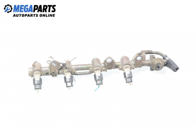 Fuel rail with injectors for Nissan Micra II (K11) (01.1992 - 02.2003) 1.0 i 16V, 54 hp