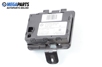 Central lock module for Mercedes-Benz M-Class (W164) (07.2005 - ...), № A 164 540 67 45