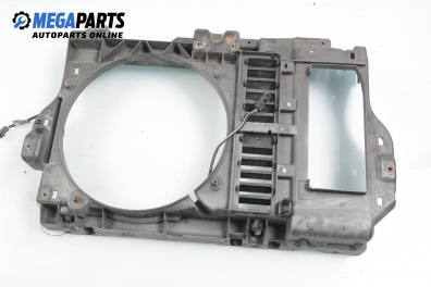 Fan shroud for Peugeot 407 2.0 HDi, 136 hp, sedan, 2005