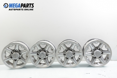 Alloy wheels for Nissan Terrano II (R20) (1993-2006) 15 inches, width 7 (The price is for the set)