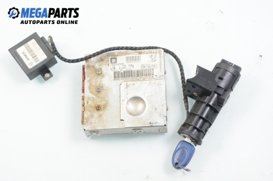 ECU incl. ignition key and immobilizer for Fiat Punto 1.6, 88 hp, hatchback, 3 doors, 1996 № GM 16214289