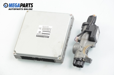 ECU incl. ignition key and immobilizer for Nissan Almera (N16) 1.5, 90 hp, hatchback, 5 doors, 2002 № MEC20-605 B1 2121