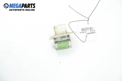 Blower motor resistor for Opel Corsa D 1.4, 90 hp, hatchback, 5 doors, 2009