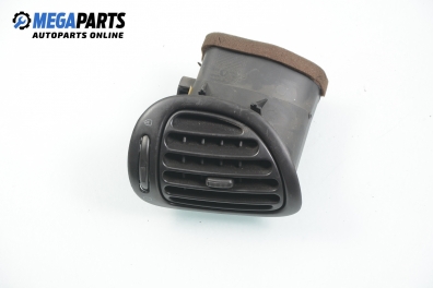 AC heat air vent for Peugeot 206 1.9 D, 69 hp, hatchback, 5 doors, 1999