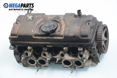 Engine head for Peugeot 206 1.4, 75 hp, hatchback, 5 doors, 2000