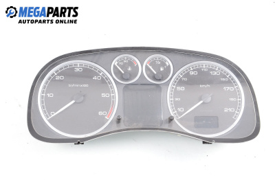Instrument cluster for Peugeot 307 Hatchback (08.2000 - 12.2012) 2.0 HDi 110, 107 hp, № P9636708880E / 21651870-3