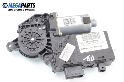 Motor macara geam for Peugeot 307 Hatchback (08.2000 - 12.2012), 5 uși, hatchback, position: dreaptă - fața, № 9634457480