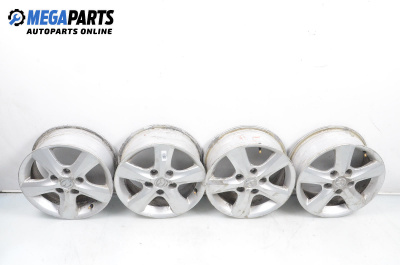 Alloy wheels for Mazda 3 Hatchback I (10.2003 - 12.2009) 15 inches, width 6, ET 52.5 (The price is for the set)