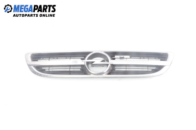 Grill for Opel Zafira A Minivan (04.1999 - 06.2005), minivan, position: front