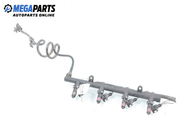 Fuel rail with injectors for Renault Scenic II Minivan (06.2003 - 07.2010) 1.6 (JM0C, JM0J, JM1B), 113 hp