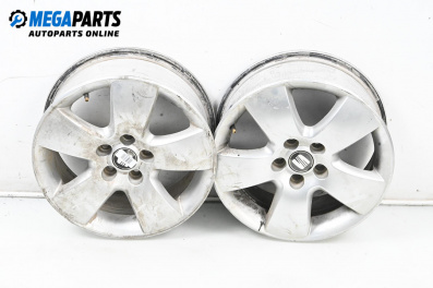 Alloy wheels for Seat Ibiza III Hatchback (02.2002 - 11.2009) 15 inches, width 6 (The price is for two pieces)