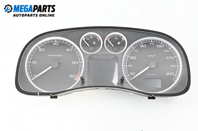 Instrument cluster for Peugeot 307 Hatchback (08.2000 - 12.2012) 2.0 HDi 110, 107 hp, № P9636708880 C