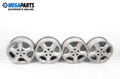 Alloy wheels for Opel Zafira A Minivan (04.1999 - 06.2005) 16 inches, width 6 (The price is for the set)