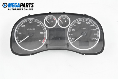 Instrument cluster for Peugeot 307 Hatchback (08.2000 - 12.2012) 1.6 HDi 110, 109 hp, № P9655476580