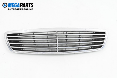 Grill for Mercedes-Benz S-Class Sedan (W220) (10.1998 - 08.2005), sedan, position: front