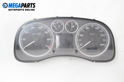 Instrument cluster for Peugeot 307 Hatchback (08.2000 - 12.2012) 1.6 16V, 109 hp, № P9636708280