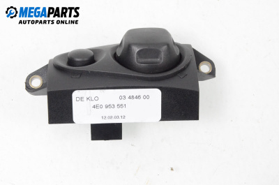 Steering wheel adjustment switch for Audi A8 Sedan 4E (10.2002 - 07.2010), № 4E0 953 551